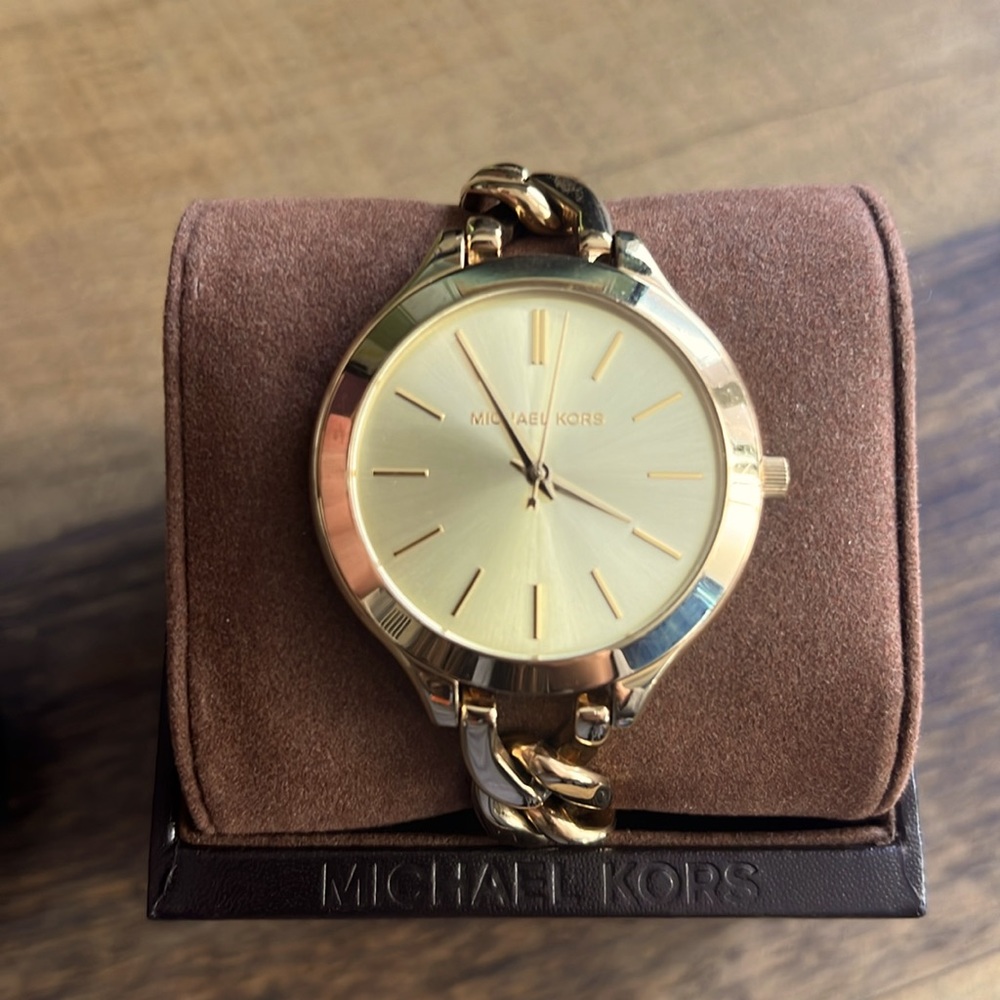 Michael Kors gold tone watch